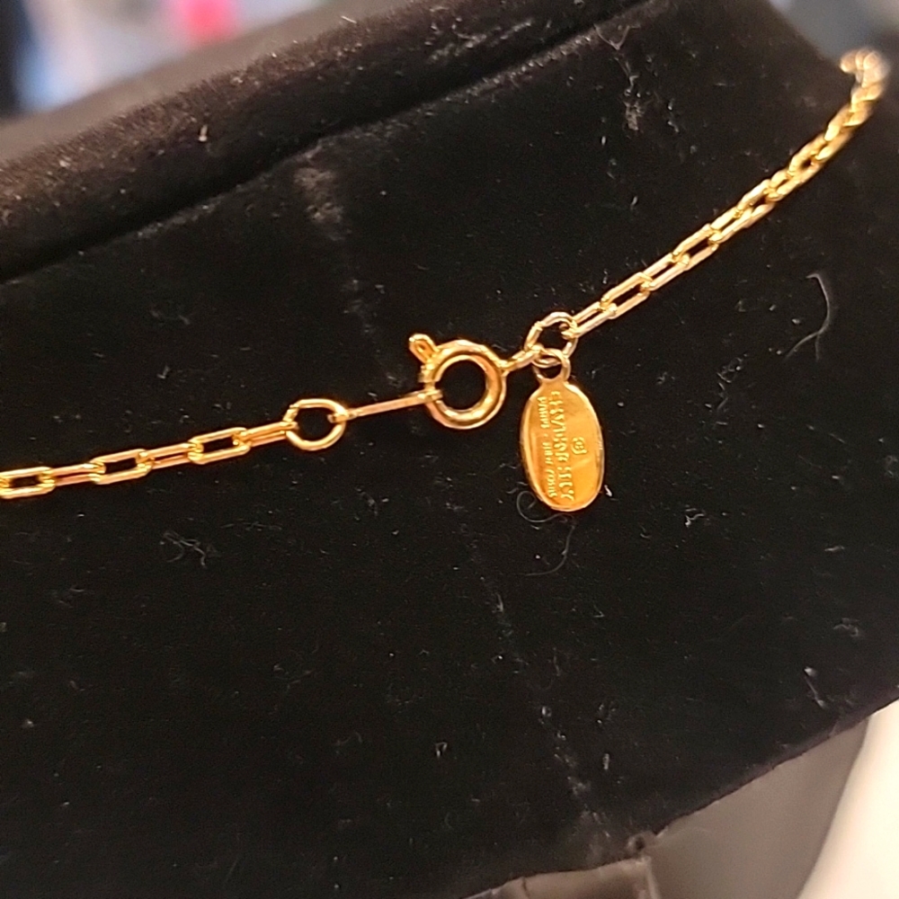 Bundle Authentic Givenchy Gold Plated Necklace Fr… - image 5